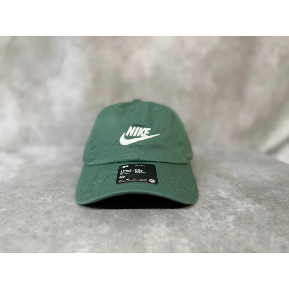 Nike Club Kids' Unstructured Futura Wash Cap in Green Size One Size | FB5063-361